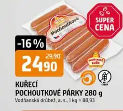 Trefa Kuřecí pochoutkové párky nabídka