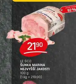 Flop ŠUNKA MARINA NEJVYŠŠÍ JAKOSTI 100g nabídka