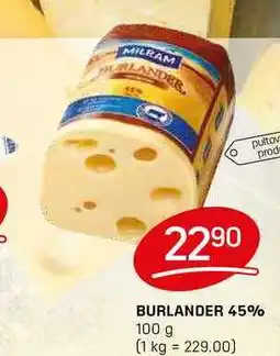 Flop BURLANDER 45% 100g nabídka