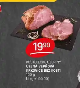 Flop UZENÁ VEPŘOVÁ KRKOVICE BEZ KOSTI 100g nabídka