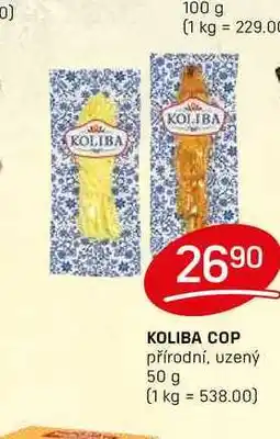 Flop KOLIBA COP přírodní, uzený 50 g nabídka