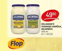 Flop HELLMANN'S TATARSKÁ OMÁČKA, MAJONÉZA 405 ml nabídka