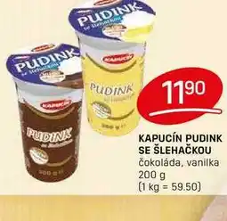 Flop KAPUCÍN PUDINK SE ŠLEHAČKOU čokoláda, vanilka 200 g nabídka