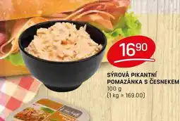 Flop SÝROVÁ PIKANTNÍ POMAZÁNKA S ČESNEKEM 100g nabídka