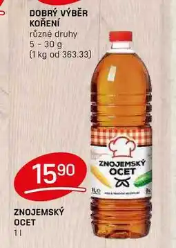 Flop ZNOJEMSKÝ OCET 1l nabídka