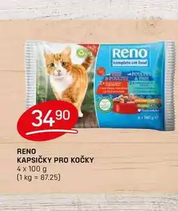 Flop RENO KAPSIČKY PRO KOČKY 4 x 100g nabídka