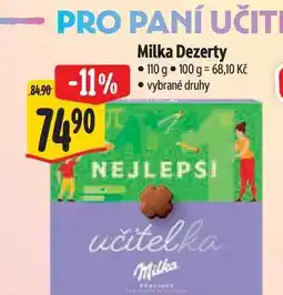 Albert Milka Dezerty 110 g nabídka