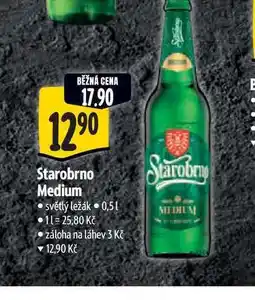Albert Starobrno Medium 0,5 l nabídka