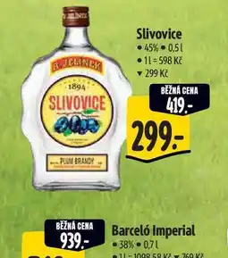 Albert Slivovice 0,5 l nabídka