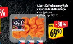 Albert Albert Kuřecí masový špíz v marinádě chilli-mango 400 g nabídka