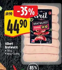 Albert Albert Bratwurst 330 g nabídka