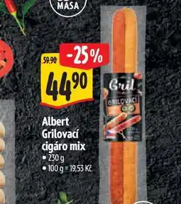 Albert Albert Grilovací cigáro mix 230 g nabídka