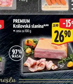 Albert PREMIUM Královská slanina 100 g nabídka