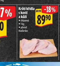 Albert Krůtí křídla s kostí a kůží 1 kg nabídka