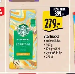 Albert Starbucks zrnková káva 450 g nabídka