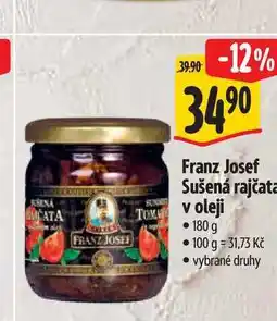 Albert Franz Josef Sušená rajčata v oleji 180 g nabídka