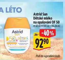 Albert Astrid Sun dětské mléko na opalování OF 50 60 ml nabídka