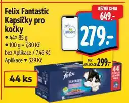 Albert Felix Fantastic Kapsičky pro kočky 44× 85 g nabídka