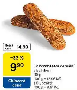 Tesco Fit kornbageta cereální s kváskem, 115 g nabídka