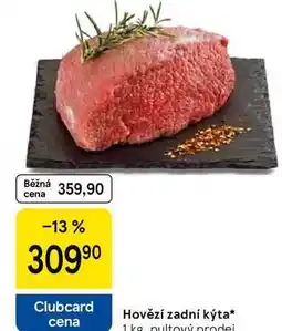 Tesco Hovězí zadní kýta, 1 kg nabídka