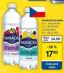 Tesco Hanácká Kyselka, 0.7 l nabídka