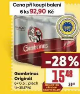 Billa Gambrinus Originál nabídka