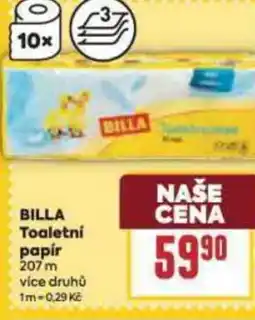 Billa BILLA Toaletní papír nabídka
