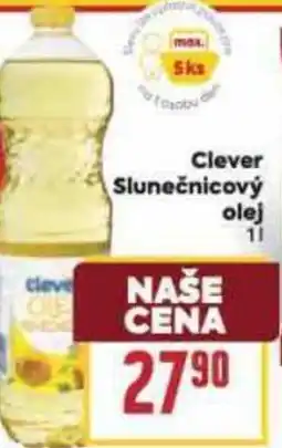 Billa Clever Slunečnicový olej nabídka