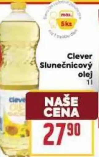 Billa Clever Slunečnicový olej nabídka