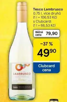 Tesco Tesco Lambrusco, 0.75 l nabídka