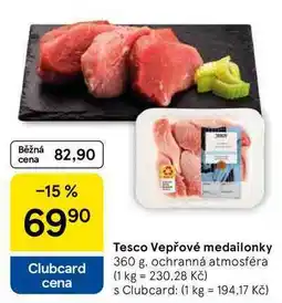 Tesco Tesco Vepřové medailonky, 360 g nabídka