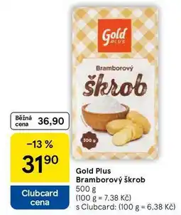 Tesco Gold Plus Bramborový škrob, 500 g nabídka