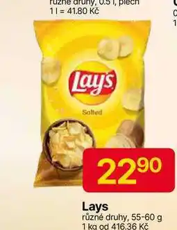 Hruška Lay’s chips 60g, vybrané druhy nabídka