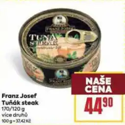 Billa Franz Josef Tuňák steak nabídka