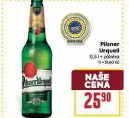 Billa Pilsner Urquell nabídka