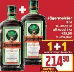 Billa Jägermeister nabídka