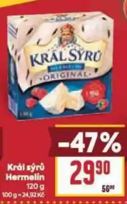 Billa Král sýrů Hermelin nabídka