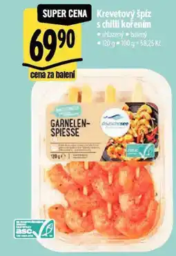 Albert Krevetový špíz s chilli kořením nabídka
