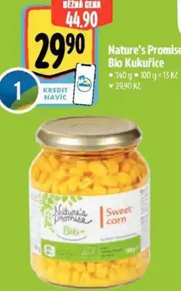 Albert Nature's Promise Bio Kukuřice nabídka