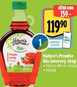 Albert Nature's Promise Bio Javorový sirup nabídka