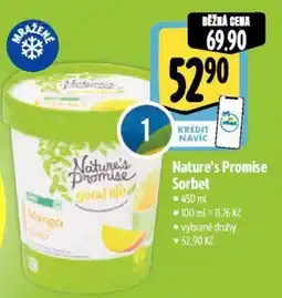 Albert Nature's Promise Sorbet nabídka