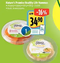 Albert Nature's Promise Healthy Life Hummus nabídka