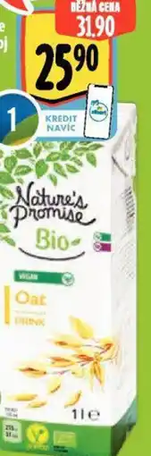Albert Nature's Promise Bio Ovesný nápoj nabídka