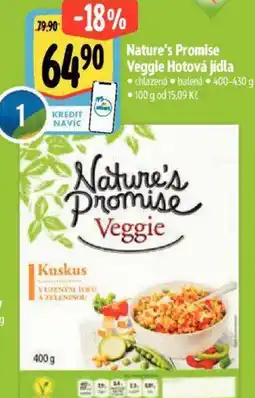 Albert Nature's Promise Veggie Hotová jídla nabídka