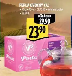 Albert Perla ovocný čaj nabídka