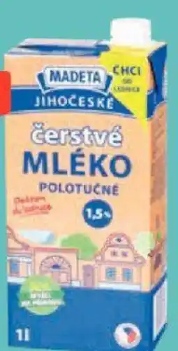 Albert Madeta Jihočeské čerstvé mléko nabídka