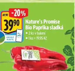 Albert Nature’s Promise Bio Paprika sladká nabídka