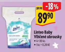Albert Linteo Baby Vlhčené ubrousky nabídka