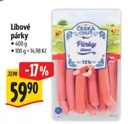 Albert Libové párky nabídka