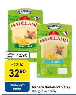 Tesco Madeta Madeland plátky nabídka